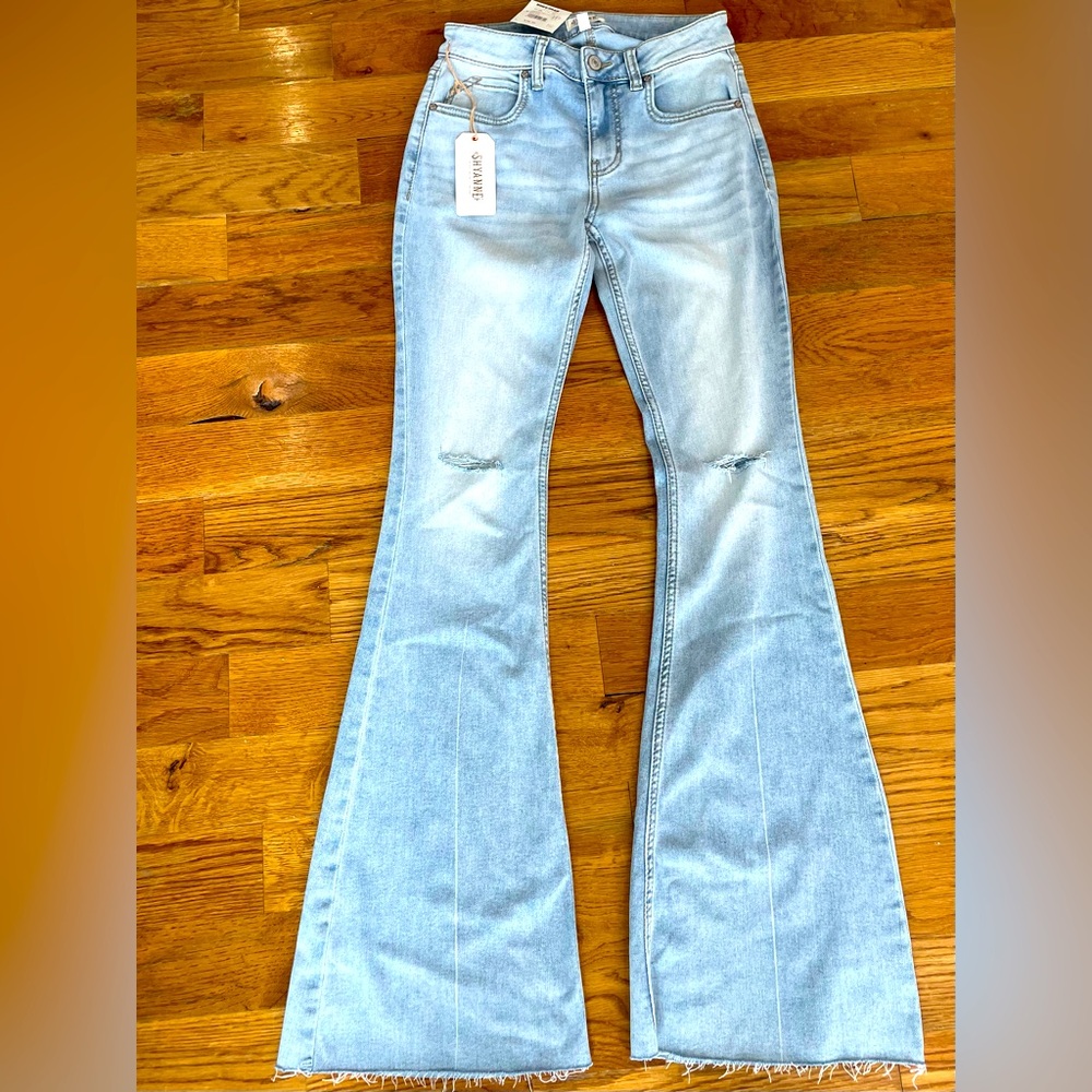 Shyanne Women's Light Blue Flare Jeans